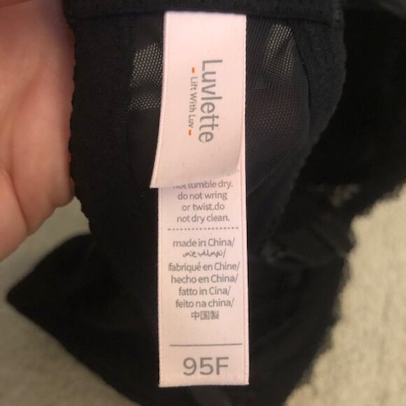 New w/o Tags | Black Bra | Size 42DD - Picture 4 of 4